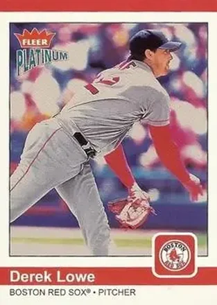 2004 Fleer Platinum #21 - Derek Lowe - Boston Red Sox
