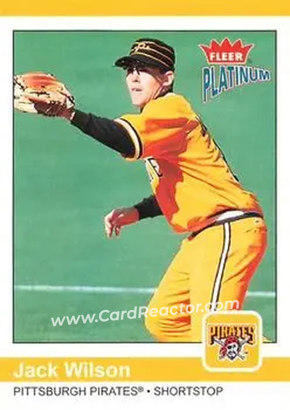 2004 Fleer Platinum #22 - Jack Wilson - Pittsburgh Pirates - Front