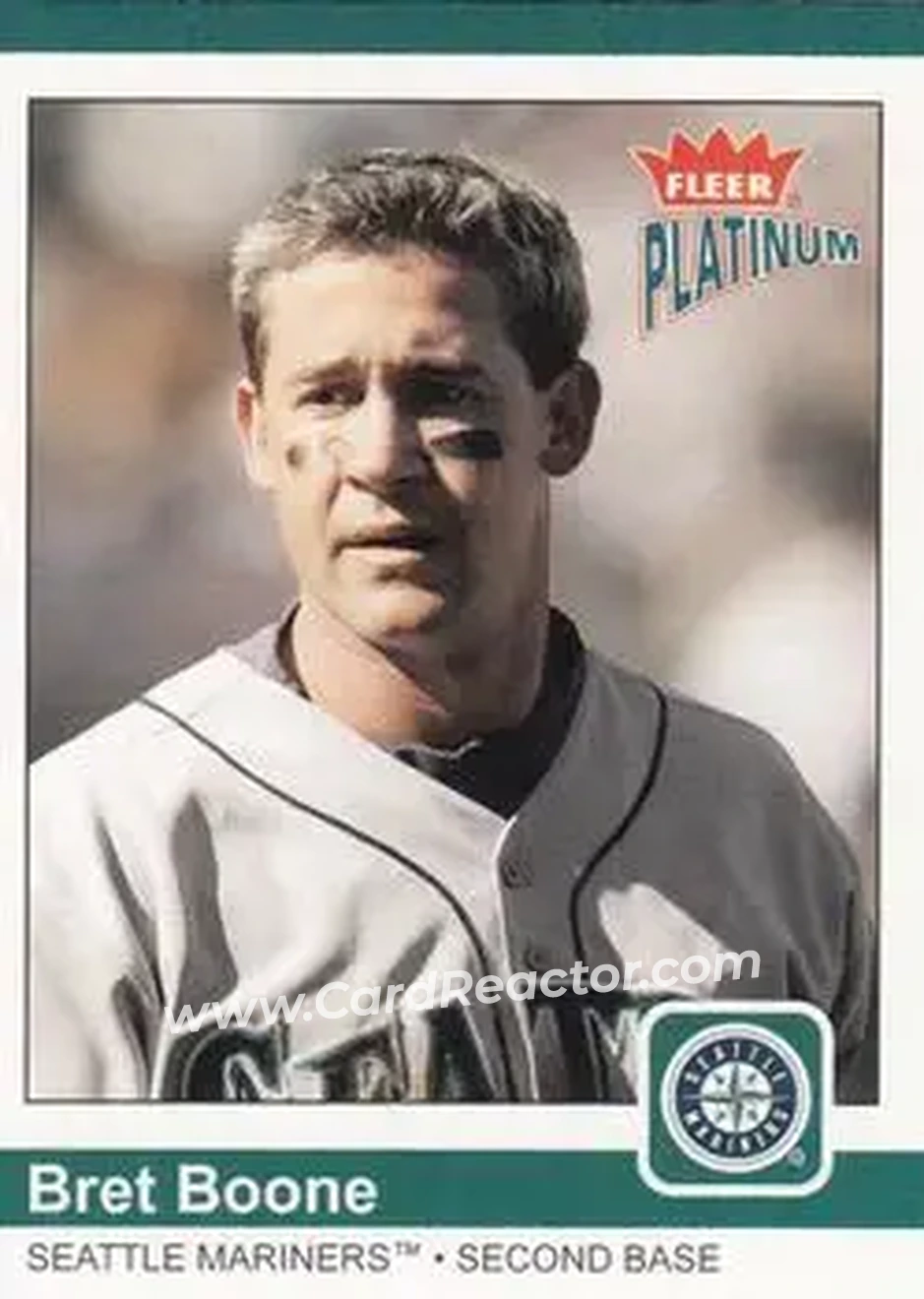 2004 Fleer Platinum #23 - Bret Boone - Seattle Mariners - Front