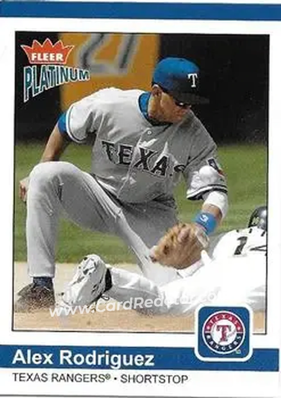2004 Fleer Platinum #30 - Alex Rodriguez - Texas Rangers - Front 2004 Fleer Platinum #30 - Alex Rodriguez - Texas Rangers - Front