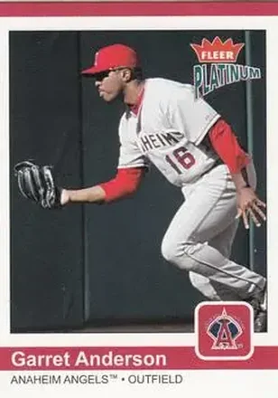 2004 Fleer Platinum #39 - Garret Anderson - Anaheim Angels