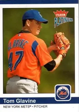 2004 Fleer Platinum #40 - Tom Glavine - New York Mets