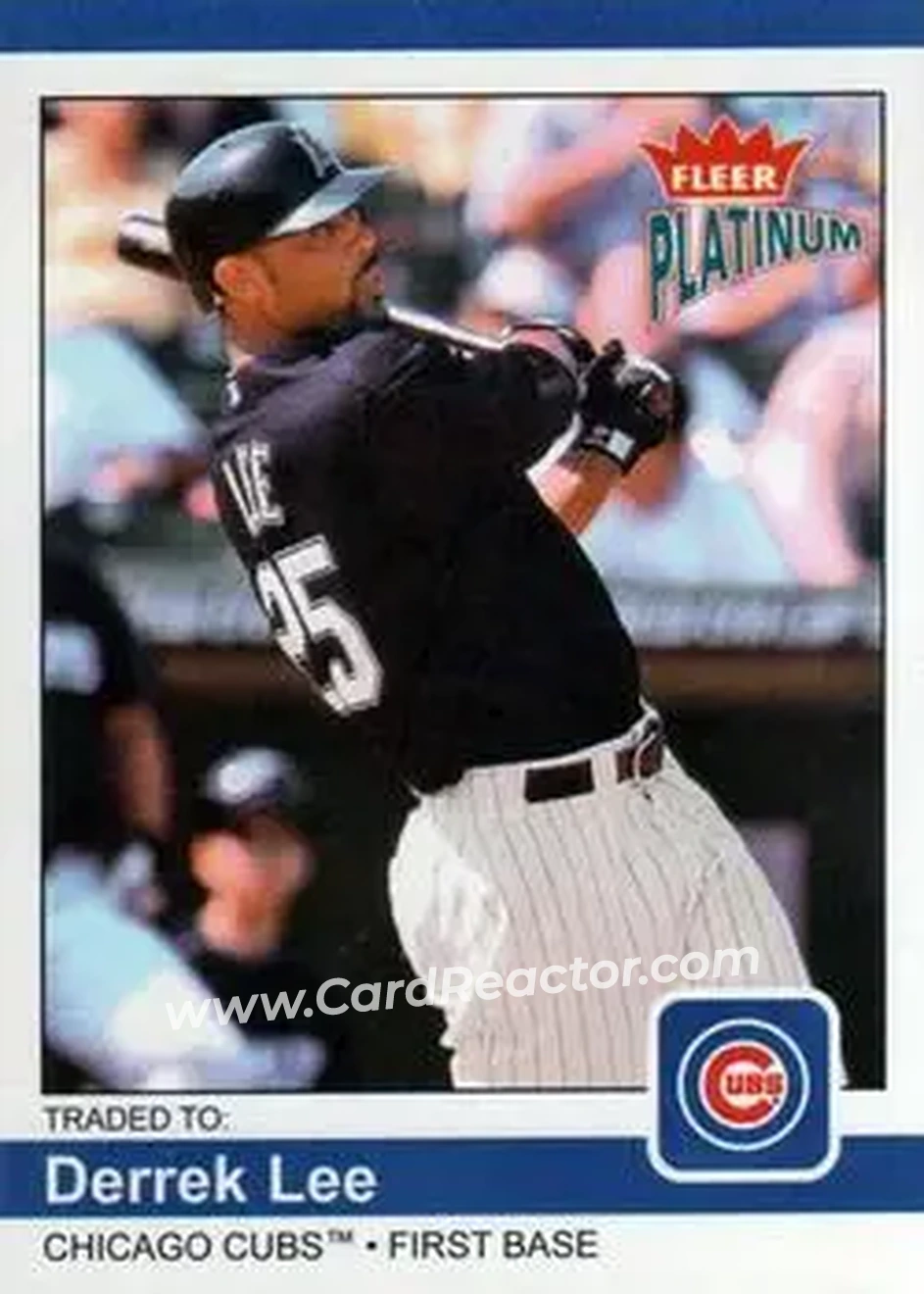 2004 Fleer Platinum #42 - Derrek Lee - Chicago Cubs - Front