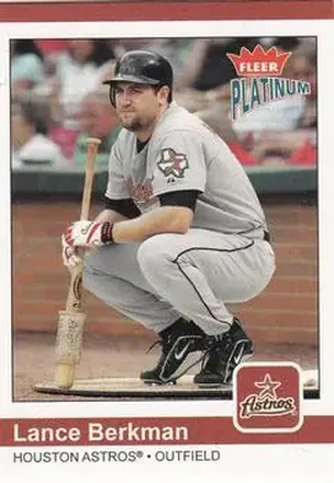 2004 Fleer Platinum #43 - Lance Berkman - Houston Astros