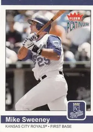 2004 Fleer Platinum #45 - Mike Sweeney - Kansas City Royals