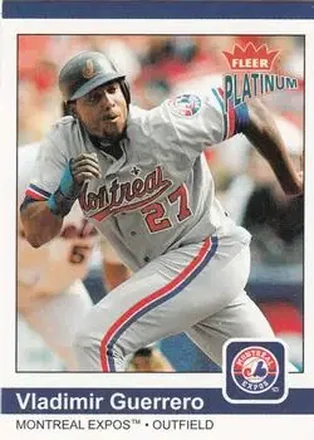 2004 Fleer Platinum #55 - Vladimir Guerrero - Montreal Expos