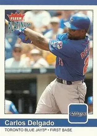 2004 Fleer Platinum #58 - Carlos Delgado - Toronto Blue Jays