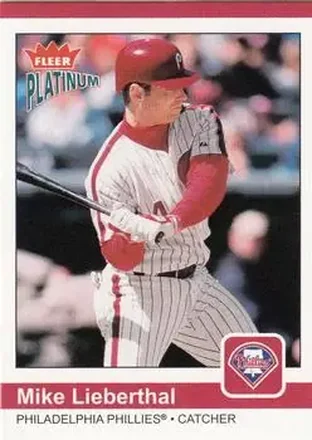 2004 Fleer Platinum #60 - Mike Lieberthal - Philadelphia Phillies