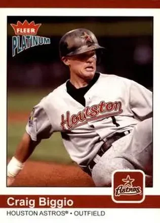 2004 Fleer Platinum #61 - Craig Biggio - Houston Astros