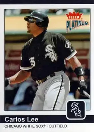 2004 Fleer Platinum #64 - Carlos Lee - Chicago White Sox
