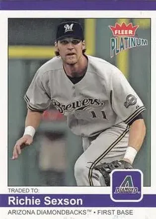 2004 Fleer Platinum #72 - Richie Sexson - Arizona Diamondbacks