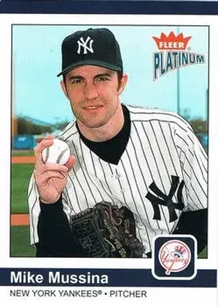 2004 Fleer Platinum #74 - Mike Mussina - New York Yankees