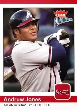 2004 Fleer Platinum #76 - Andruw Jones - Atlanta Braves