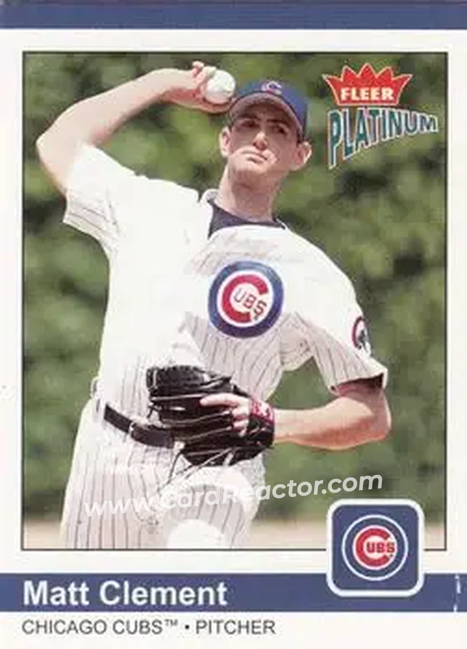 2004 Fleer Platinum #79 - Matt Clement - Chicago Cubs - Front