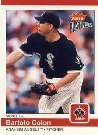 2004 Fleer Platinum #81 - Bartolo Colon - Anaheim Angels