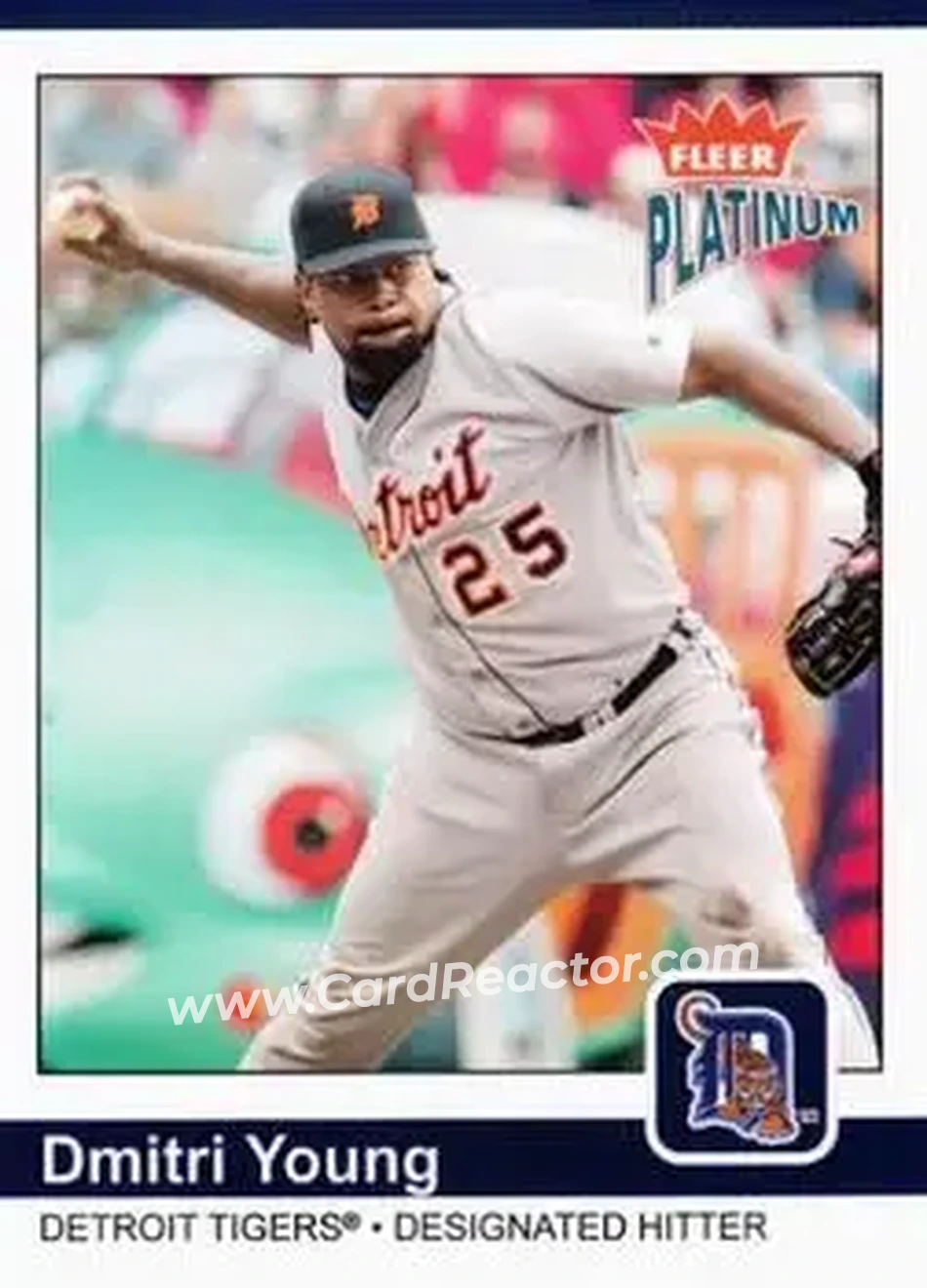 2004 Fleer Platinum #84 - Dmitri Young - Detroit Tigers - Front 2004 Fleer Platinum #84 - Dmitri Young - Detroit Tigers - Front