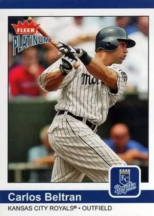 2004 Fleer Platinum #86 - Carlos Beltran - Kansas City Royals