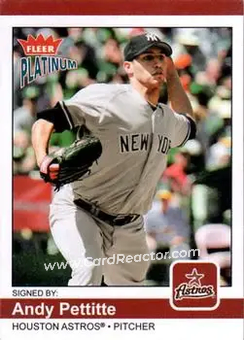 2004 Fleer Platinum #88 - Andy Pettitte - Houston Astros - Front