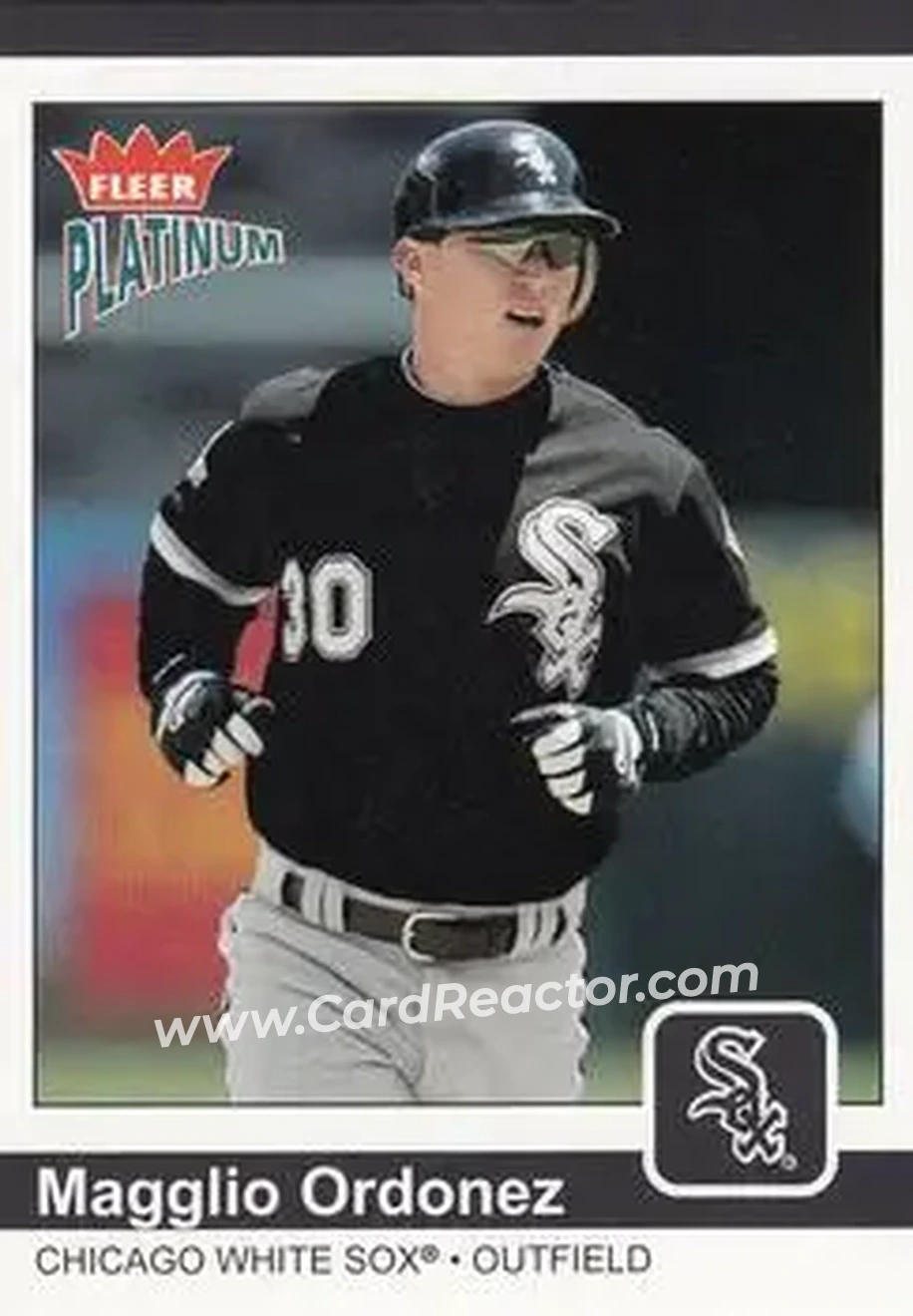 2004 Fleer Platinum #92 - Magglio Ordonez - Chicago White Sox - Front