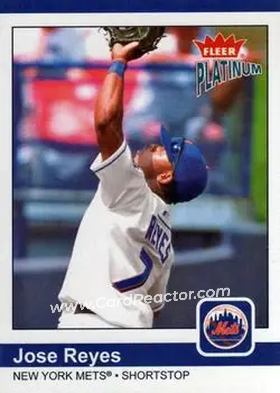 2004 Fleer Platinum #94 - Jose Reyes - New York Mets - Front 2004 Fleer Platinum #94 - Jose Reyes - New York Mets - Front