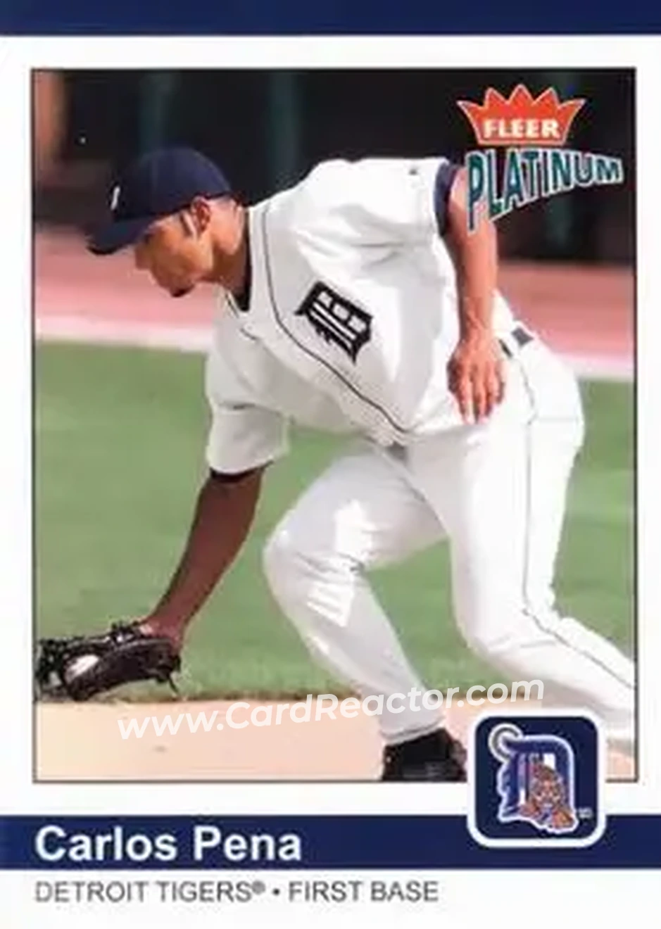 2004 Fleer Platinum #97 - Carlos Peña - Detroit Tigers - Front