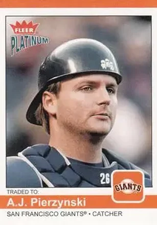 2004 Fleer Platinum #98 - A.J. Pierzynski - San Francisco Giants
