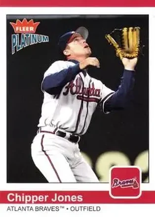 2004 Fleer Platinum #103 - Chipper Jones - Atlanta Braves