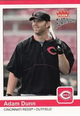 2004 Fleer Platinum #105 - Adam Dunn - Cincinnati Reds