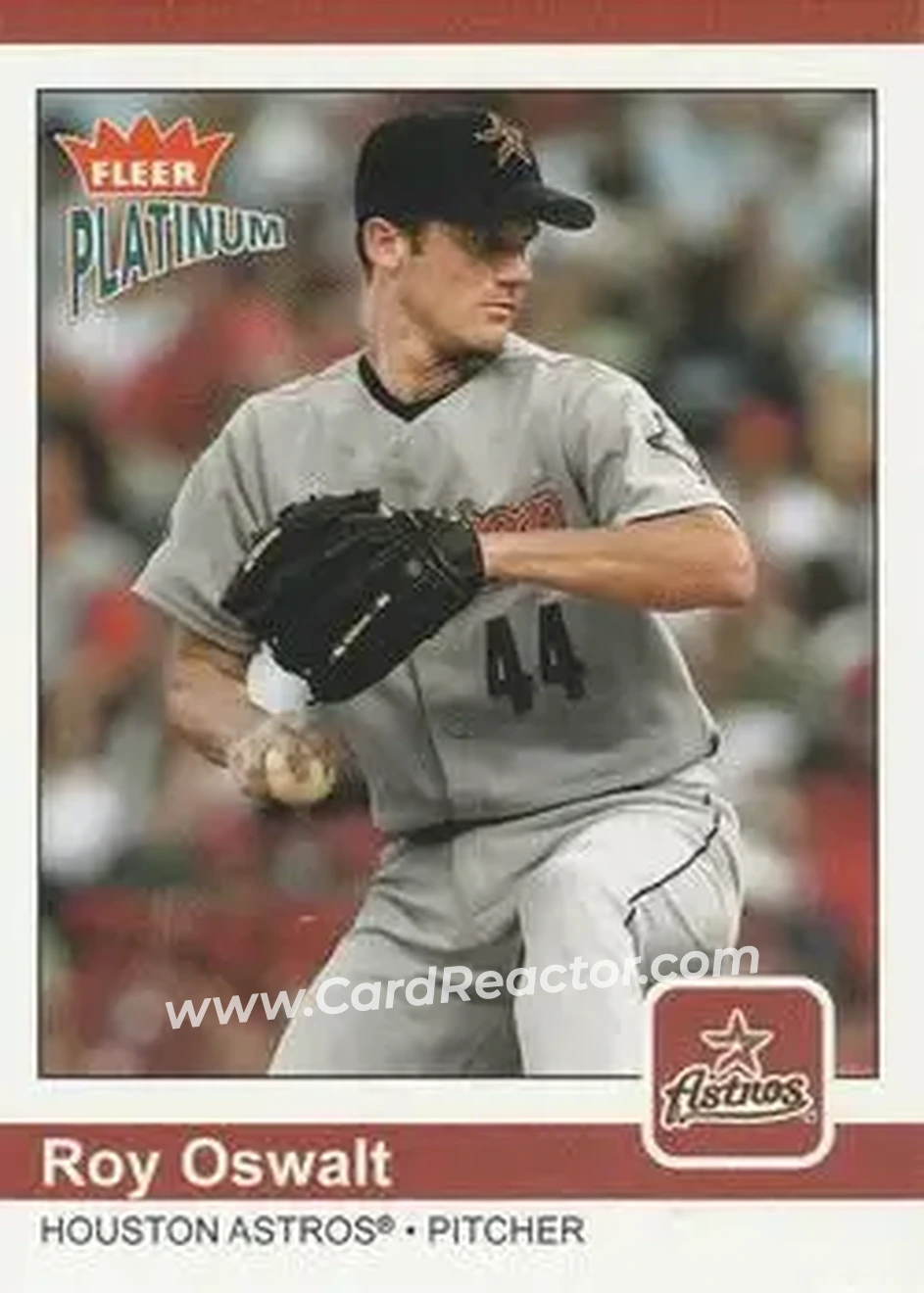 2004 Fleer Platinum #108 - Roy Oswalt - Houston Astros - Front