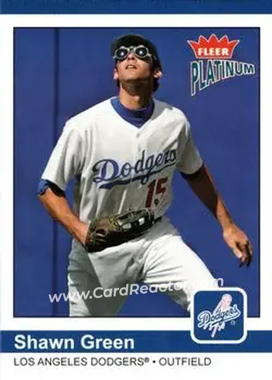 2004 Fleer Platinum #110 - Shawn Green - Los Angeles Dodgers - Front