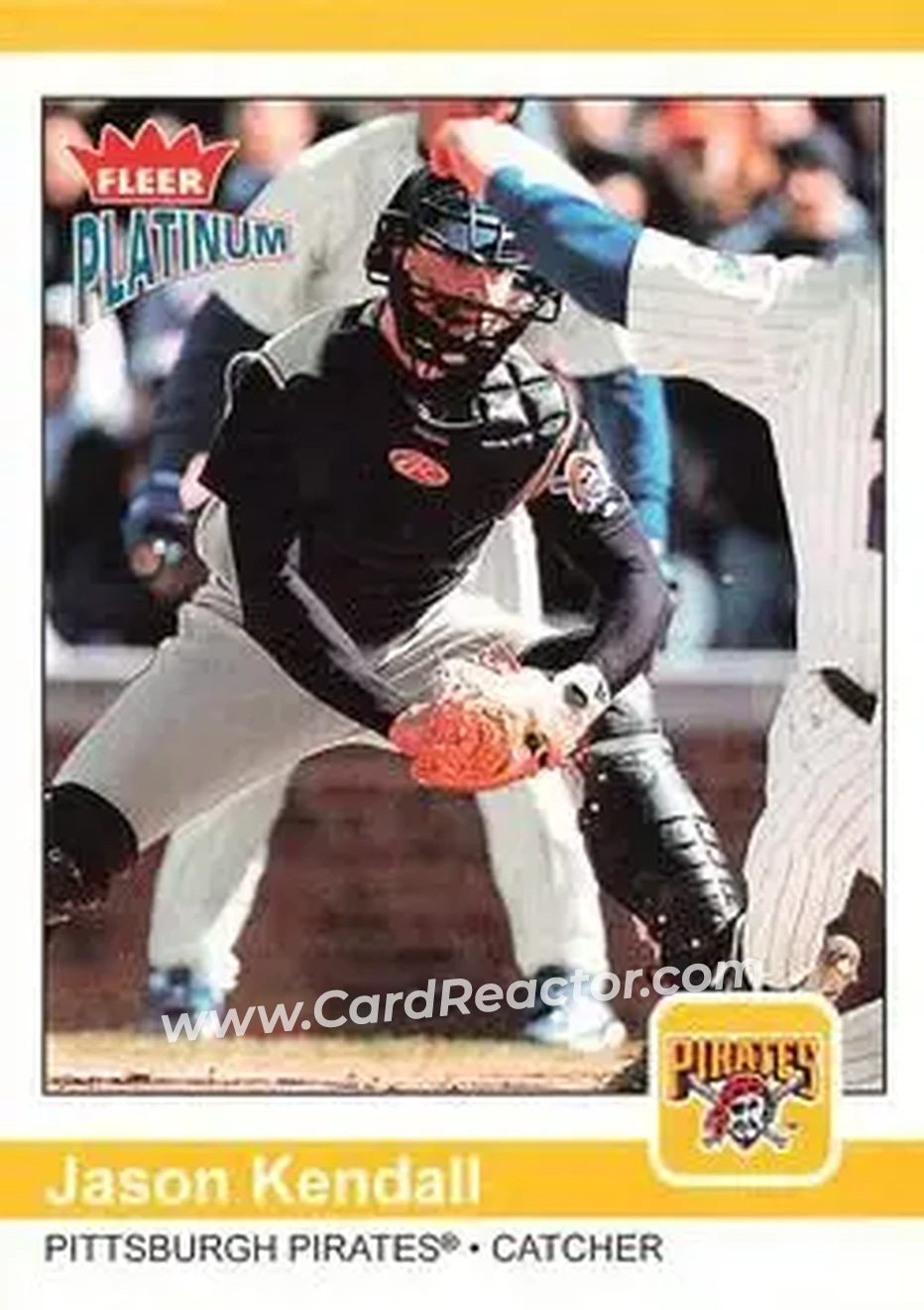 2004 Fleer Platinum #115 - Jason Kendall - Pittsburgh Pirates - Front 2004 Fleer Platinum #115 - Jason Kendall - Pittsburgh Pirates - Front