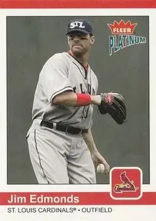 2004 Fleer Platinum #118 - Jim Edmonds - St. Louis Cardinals