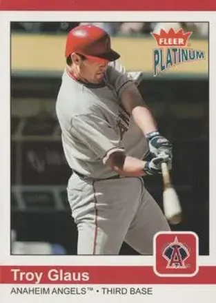 2004 Fleer Platinum #120 - Troy Glaus - Anaheim Angels