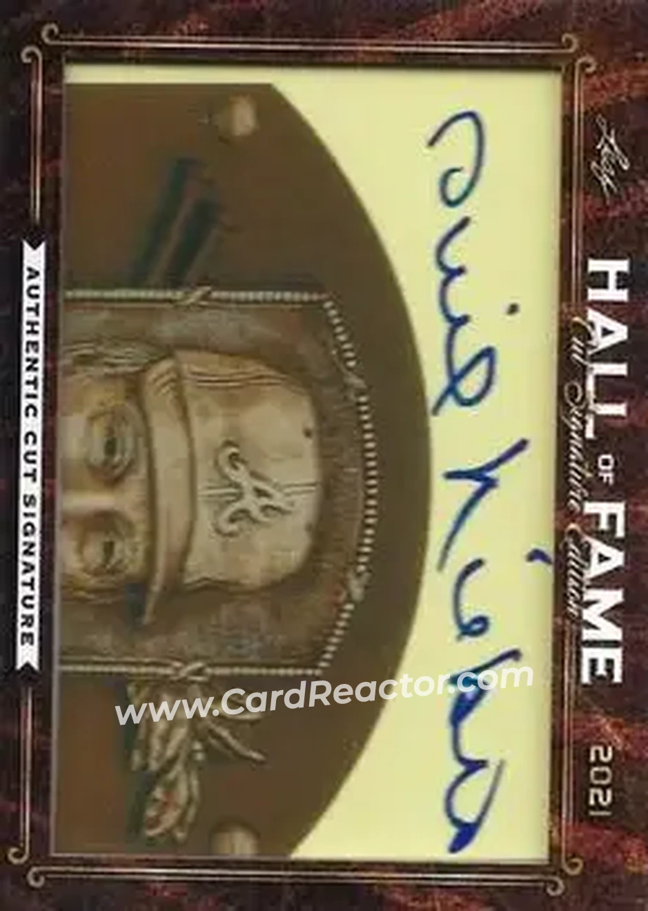 2021 Leaf Hall of Fame Cut Signature Edition #NNO - Phil Niekro - Front