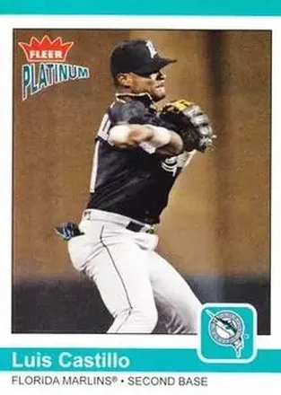 2004 Fleer Platinum #1 - Luis Castillo - Florida Marlins
