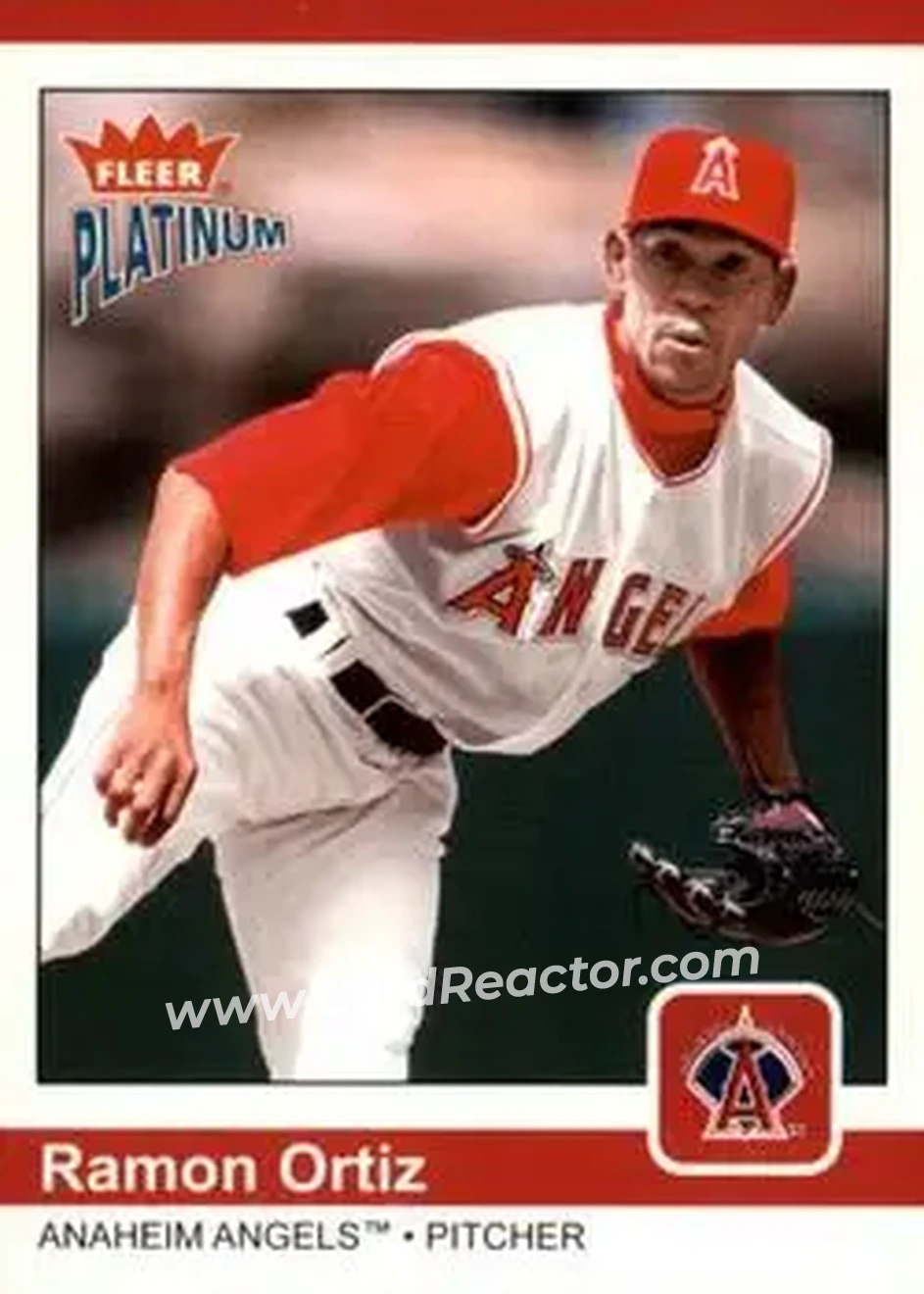 2004 Fleer Platinum #13 - Ramon Ortiz - Anaheim Angels - Front