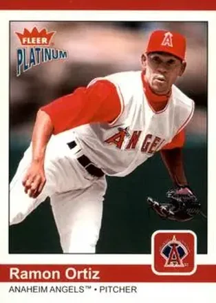 2004 Fleer Platinum #13 - Ramon Ortiz - Anaheim Angels
