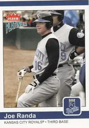 2004 Fleer Platinum #34 - Joe Randa - Kansas City Royals