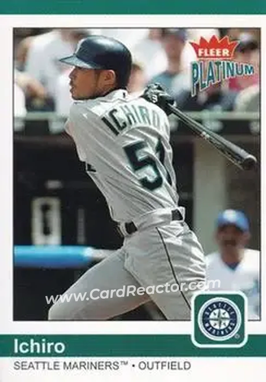 2004 Fleer Platinum #41 - Ichiro - Seattle Mariners - Front 2004 Fleer Platinum #41 - Ichiro - Seattle Mariners - Front