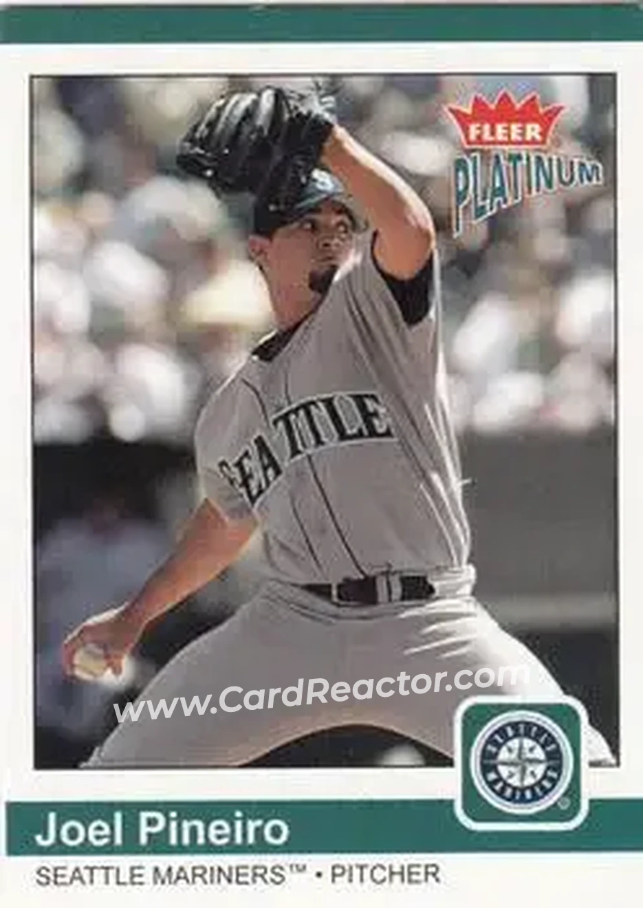 2004 Fleer Platinum #49 - Joel Pineiro - Seattle Mariners - Front