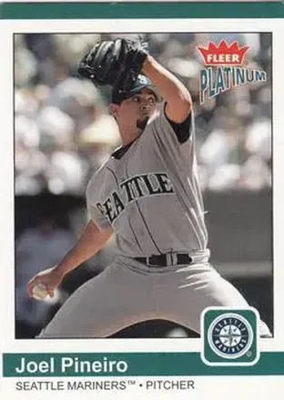 2004 Fleer Platinum #49 - Joel Pineiro - Seattle Mariners