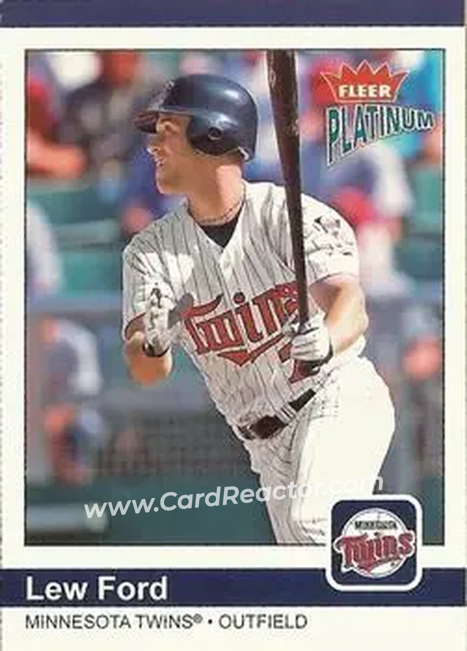 2004 Fleer Platinum #57 - Lew Ford - Minnesota Twins - Front