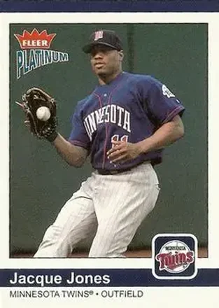 2004 Fleer Platinum #67 - Jacque Jones - Minnesota Twins