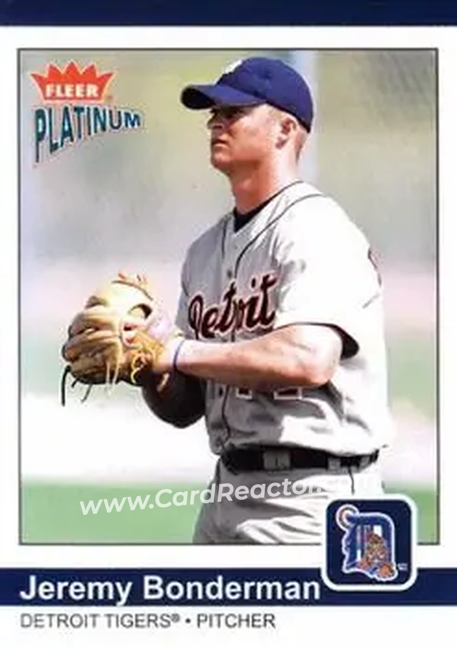 2004 Fleer Platinum #70 - Jeremy Bonderman - Detroit Tigers - Front 2004 Fleer Platinum #70 - Jeremy Bonderman - Detroit Tigers - Front