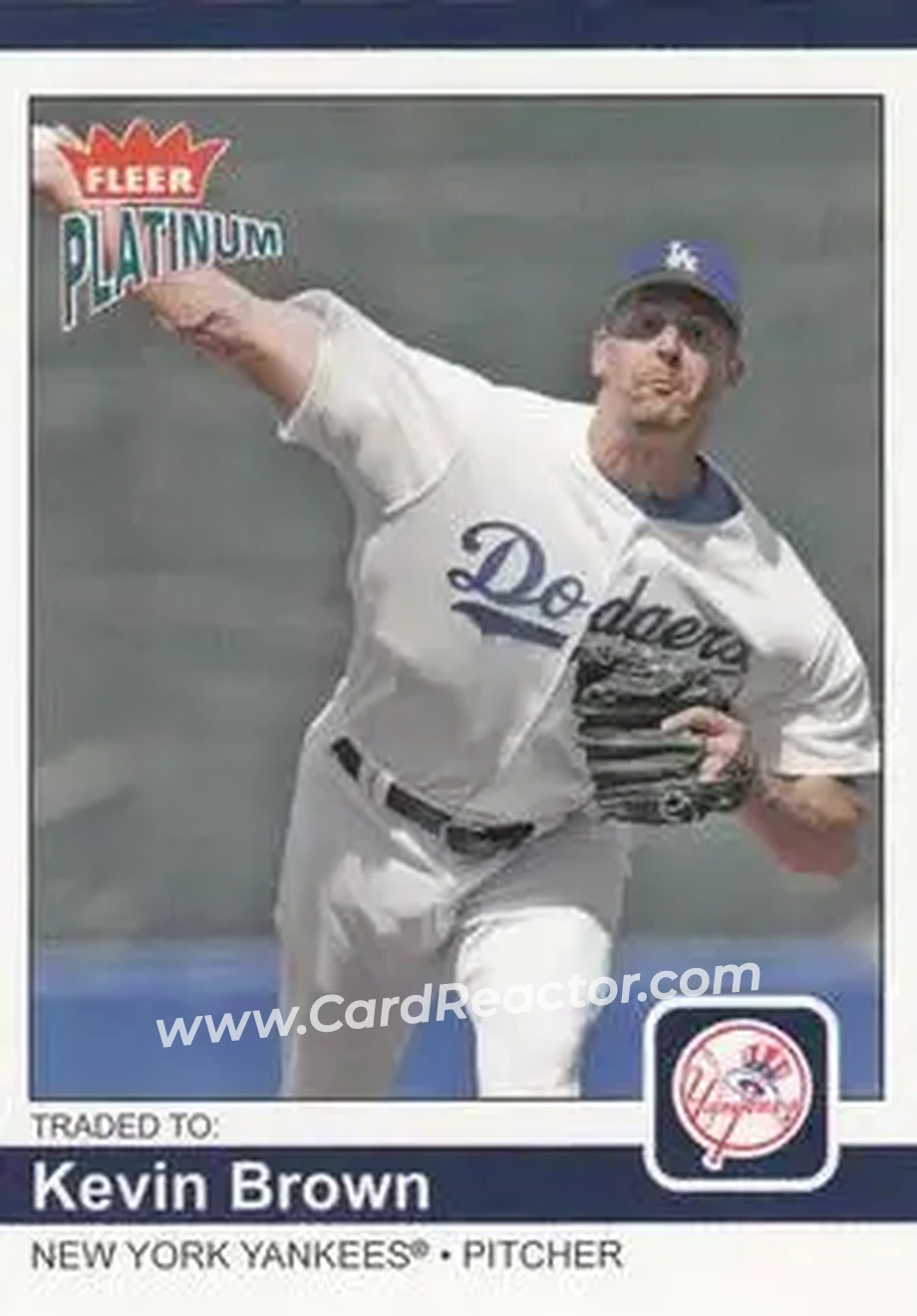 2004 Fleer Platinum #71 - Kevin Brown - New York Yankees - Front