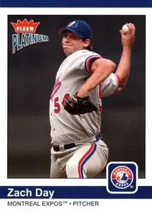 2004 Fleer Platinum #73 - Zach Day - Montreal Expos