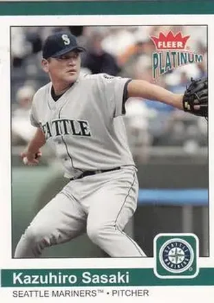 2004 Fleer Platinum #78 - Kazuhiro Sasaki - Seattle Mariners