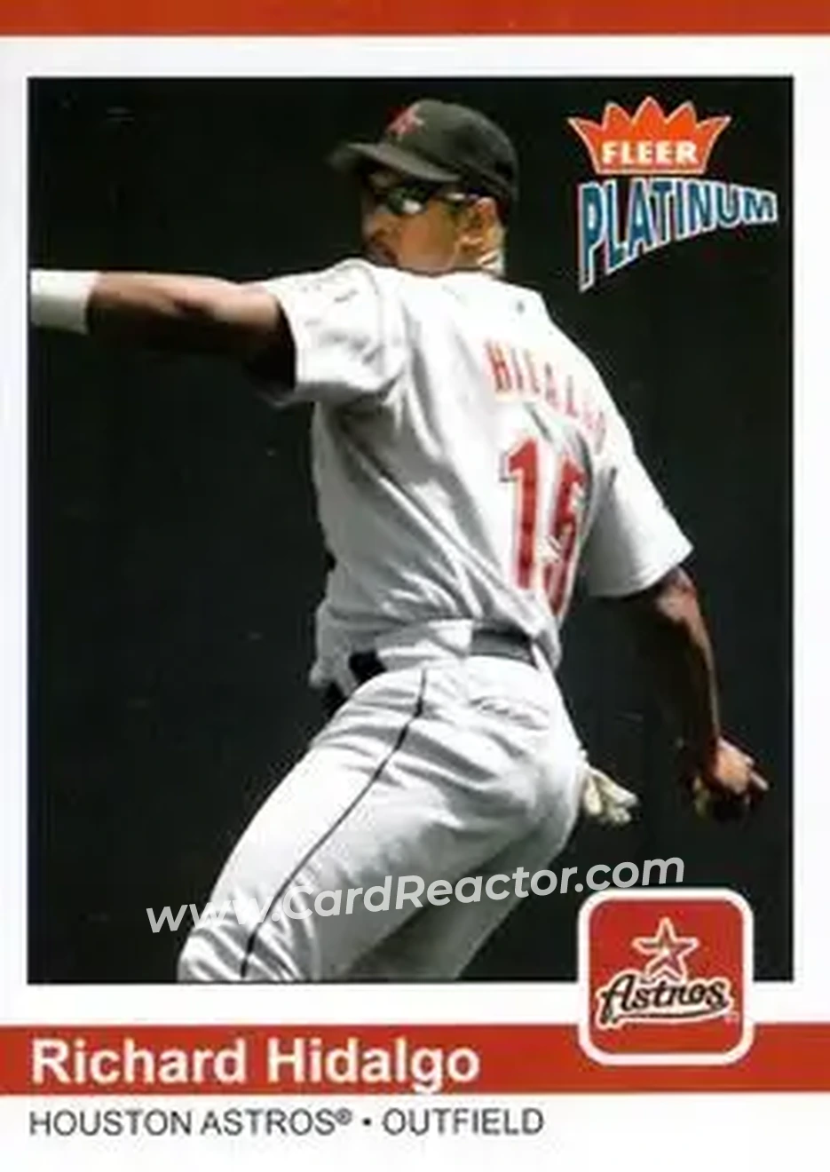 2004 Fleer Platinum #85 - Richard Hidalgo - Houston Astros - Front