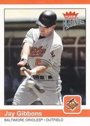 2004 Fleer Platinum #104 - Jay Gibbons - Baltimore Orioles