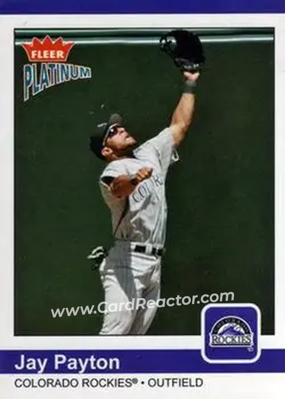 2004 Fleer Platinum #106 - Jay Payton - Colorado Rockies - Front 2004 Fleer Platinum #106 - Jay Payton - Colorado Rockies - Front